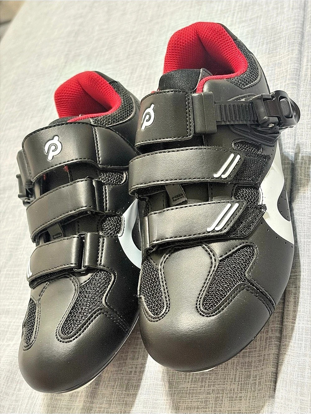 Peloton Original Indoor Cycling Shoes Black & White EU 39